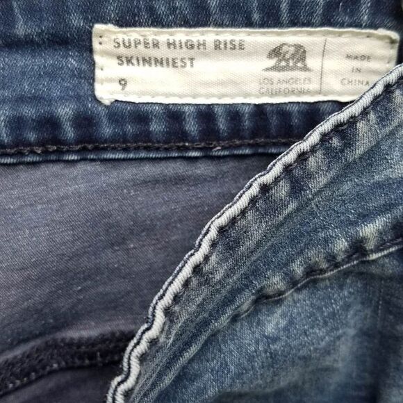 Bullhead Denim Super High Rise Skinniest Jeans Size 9 - Picture 2 of 14